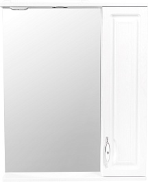 Stella Polare Зеркальный шкаф Кармела 65/С люкс белое серебро – фотография-4